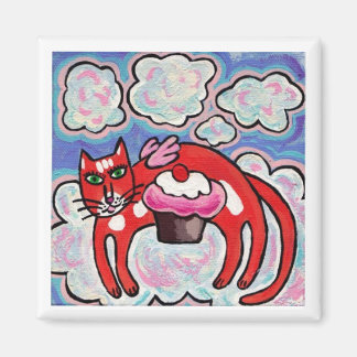 Imã Cupcake Nuvens Anjo Magnet