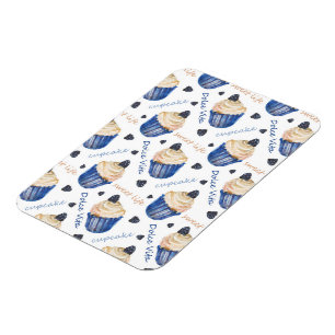 Ímã Cupcakes de aquarela