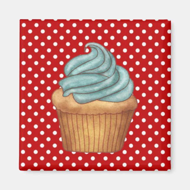 Imã Cupcakes de bolos (Frente)