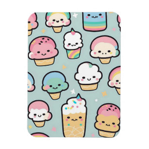 Ímã Cupcakes e Sorvete