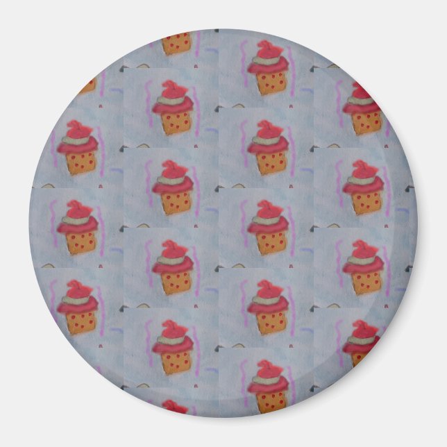 Imã Cupcakes Magnet (Frente)