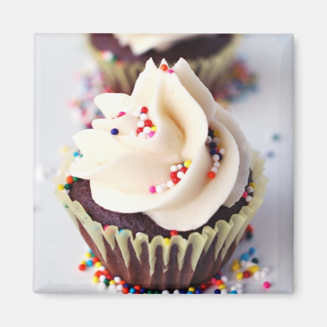Imã Cupcakes Sprinkle (Frente)