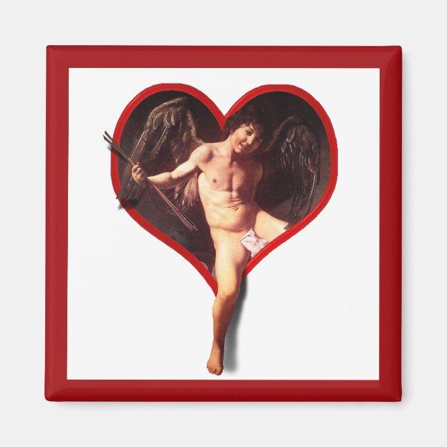 Imã Cupido de Caravaggio (adicione seu texto) (Frente)
