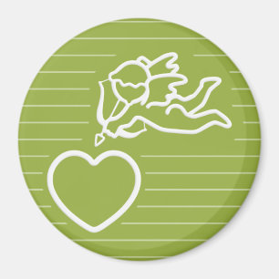 Imã Cupido Gira ímã personalizado