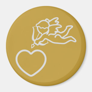 Imã Cupido Gira ímã personalizado