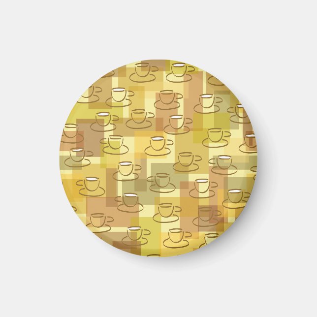 Imã Cuppa Joe - Café Retro (Frente)