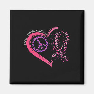 Imã Cura do Amor Coracao Laço Rosa Conscientizacao do 