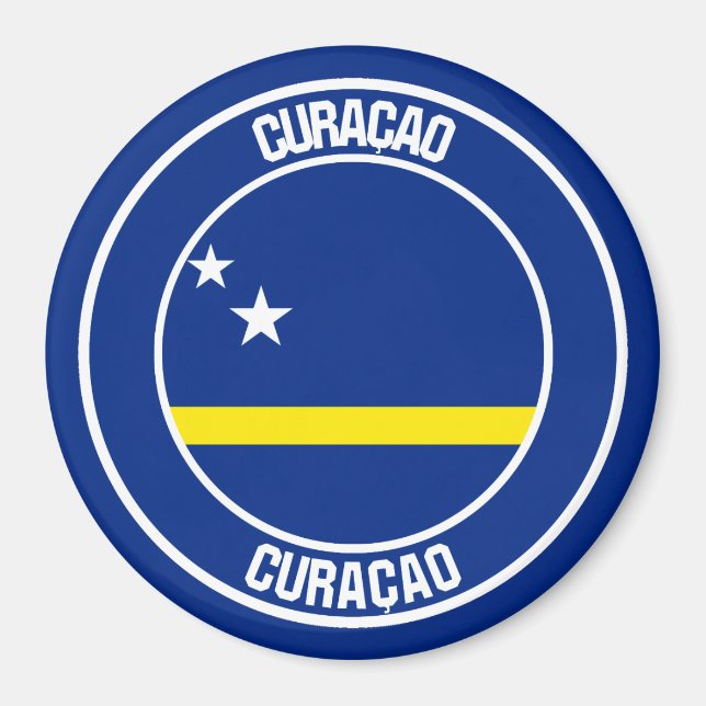 Imã Curaçao Round Emblem (Frente)