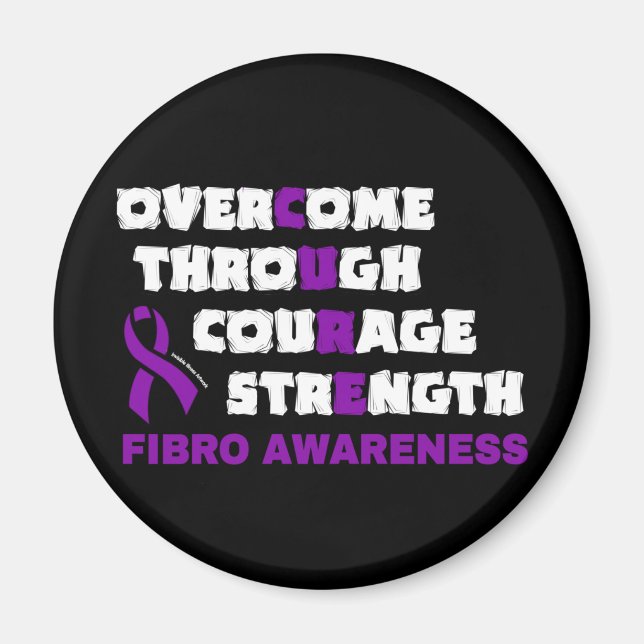 Imã CURE...Fibro Magnet (Frente)