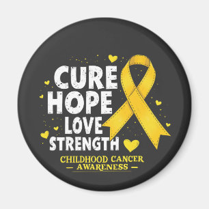 Imã Cure Hope Ame Forte Consciência do Cancer Infantil