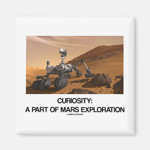Imã Curiosidade um a parte da exploração de Marte