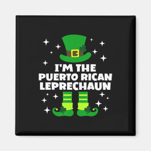 Imã Curioso porto-riquenho irlandês Leprechaun St Patr