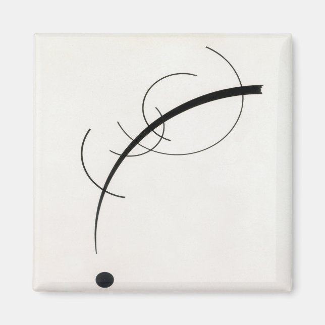 Imã Curva Livre Wassily Kandinsky até o Ponto (Frente)