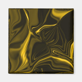 Imã Curvas douradas ou amareladas em marrom