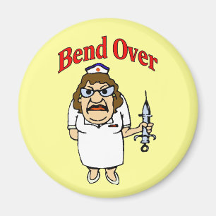 Imã Curvatura velha da enfermeira sobre