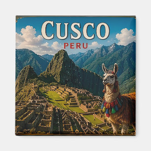 Imã 🧲 Cusco Peru Viagem Lembrança Para Viagens de Ave