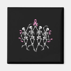 Imã Custo da Fita Rosa Rosa Rosa-Dançada com Esqueleto
