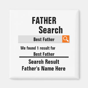 Imã Custom Best Father search result funny fathers day