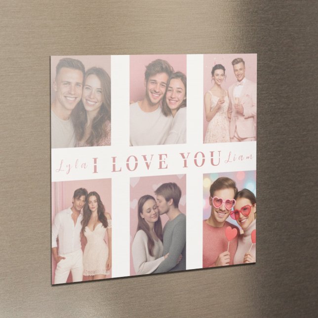Imã Custom Valentine's Day Magnet | Couple Gift (Criador carregado)