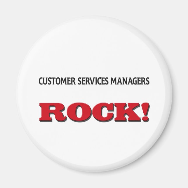 Imã Customer Services Manager Rock (Frente)