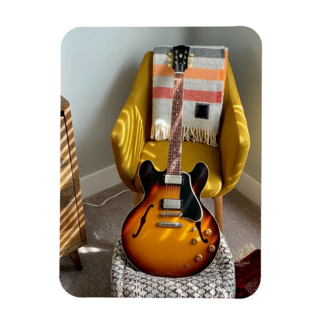 Ímã Cute Acoustic Guitar (Vertical)
