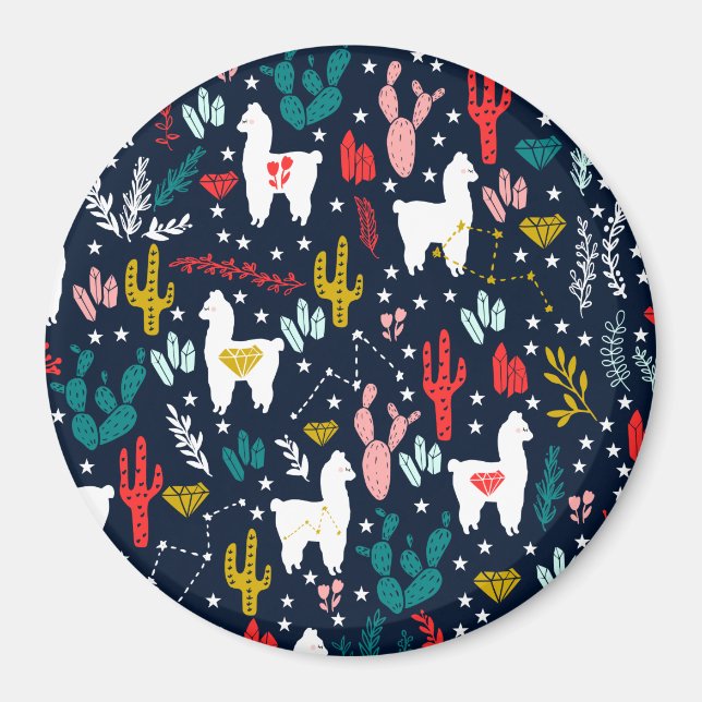 Imã Cute Alpaca (Frente)