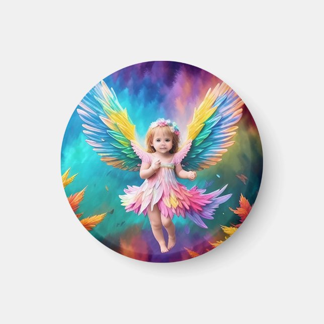 Imã Cute Baby Angel Wings Art-38424 (Frente)