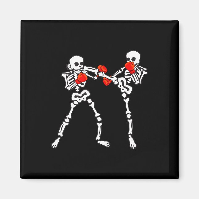 Imã Cute Bone Kickbox - Para Homens e Mulheres Legais  (Frente)