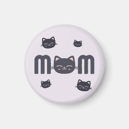 Imã Cute Cat MOM