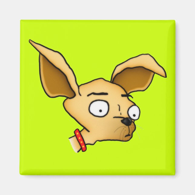 Imã Cute Chihuahua (Frente)