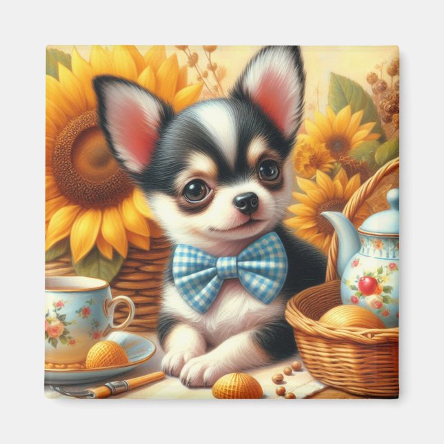 Imã Cute Chihuahua Puppy (Frente)