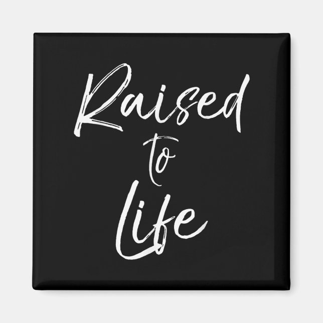 Imã Cute Christian Baptism Gift For New Believers Rais (Frente)