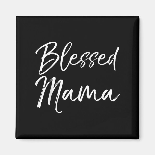 Imã Cute Christian Mom Mother's Day Gift From Kids Ble (Frente)
