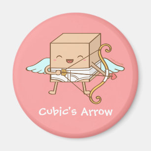 Imã Cute Cubic Cupid Flecha Dia dos Namorados Piada Di