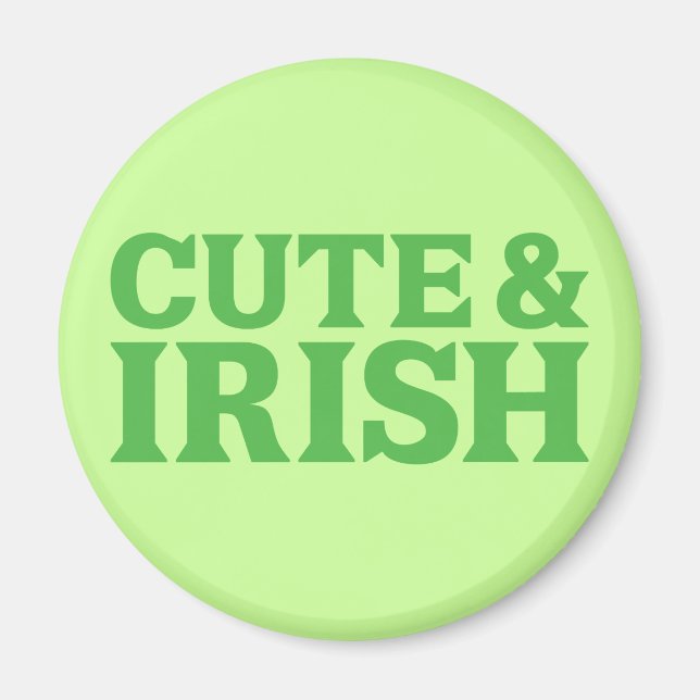 Imã Cute e irlandês (Frente)