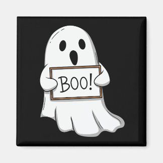 Imã Cute Ghost BOO Sign Pin Button