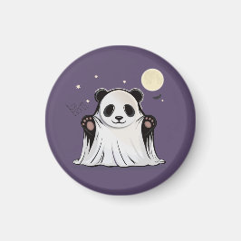 Imã Cute Ghost Panda Under the Moon 