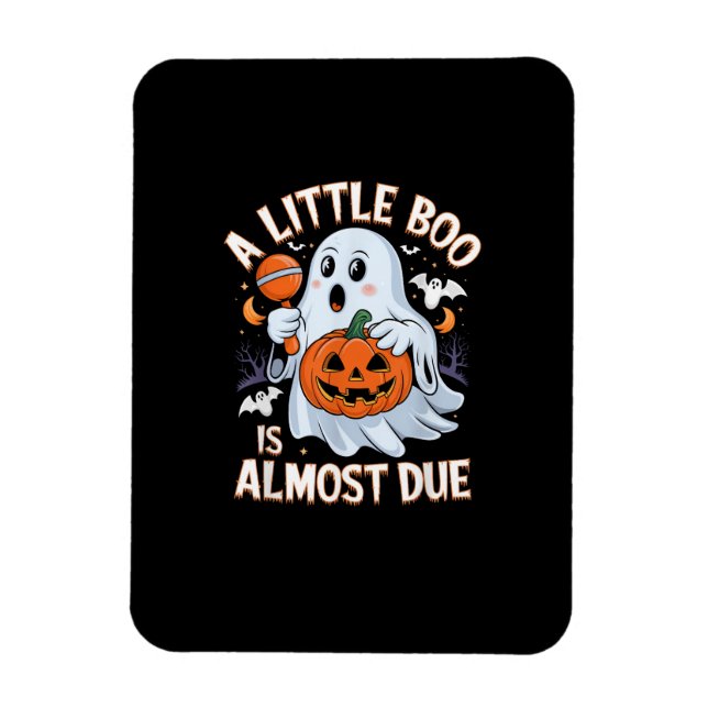 Ímã Cute Halloween Pregnancy Announcement (Vertical)