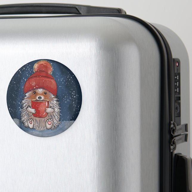 Imã Cute Hedgehog (In Situ (Luggage))