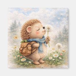 Imã Cute Hedgehog Dandelion