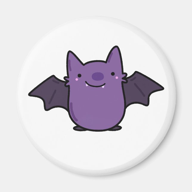 Imã Cute Kawaii Baby Bat (Frente)