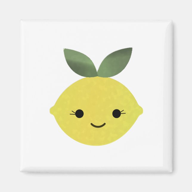 Imã Cute Kawaii Lemon (Frente)