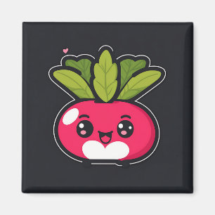 Imã Cute Kawaii - Radish