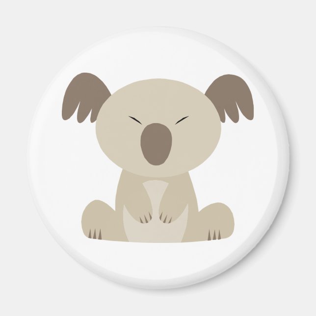 Imã Cute Koala Magnet (Frente)