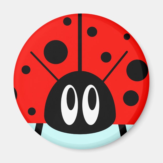 Imã Cute Ladybug (Frente)