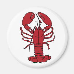 Imã Cute Lobster Nautical beach bottle opener