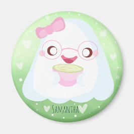 Imã Cute Matcha Latte Ghost
