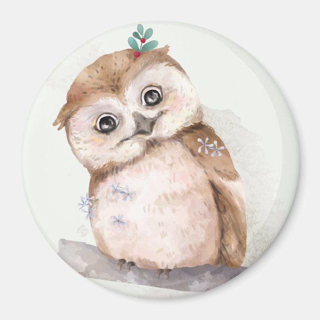 Imã Cute Owl Magnet (Frente)