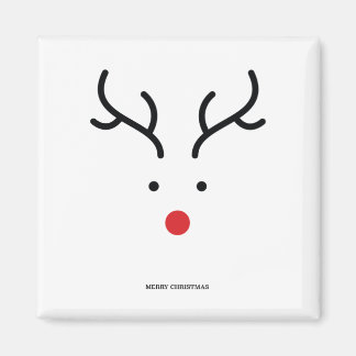 Imã Cute reindeer for christmas.