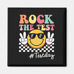 Imã Cute Rock O Teste Retro Smile Professor Crianças T